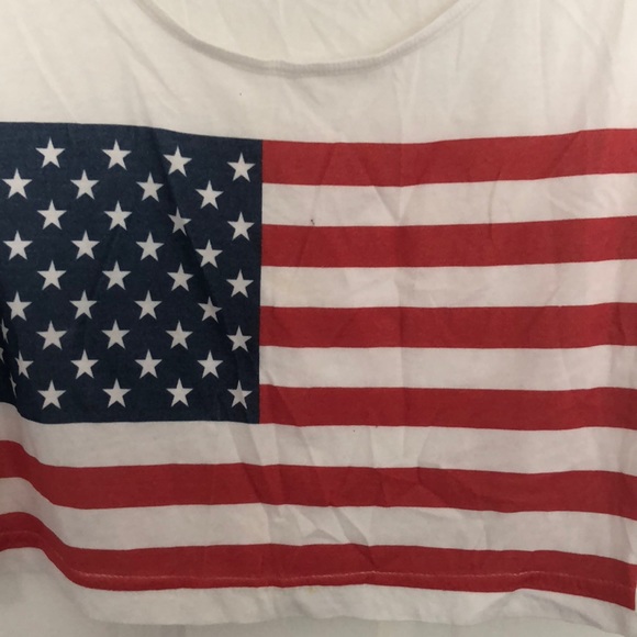 American Flag Crop Top - Picture 2 of 3